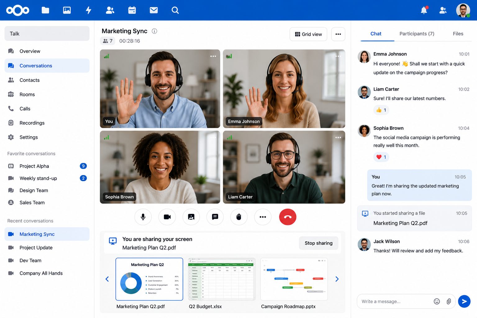 Nextcloud calendar and contacts